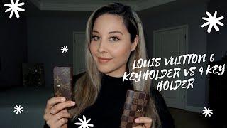 Louis Vuitton Key Holders, 6 key and 4 key | side by side comparison