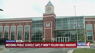 Mustang Public Schools weighs in on Bible mandate