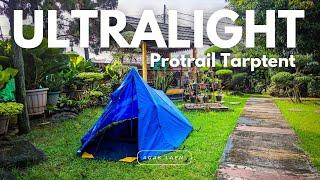 Tenda ultralight yang bentuknya agak laen