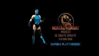 [MUGEN GAME] Mortal Kombat Project Ultimate Update VERSION 2020 (NEW UPDATE!) - Saphira Playthrough