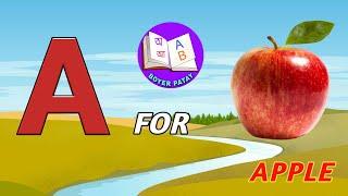 A For Apple _B For Ball _ABCD Alphabet with Sound for Children.