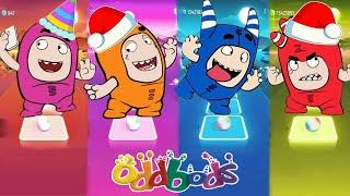 Oddbods Bubbles vs Real Life Pogo Sticks Which is Faster?