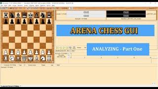 ARENA CHESS GUI - ANALYZING GAMES, AUTOMATIC ANALYSIS