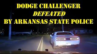 Dodge Challenger HIGH SPEED PURSUIT - Gets away from local PD but NOT Arkansas State Police #pursuit