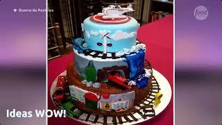 Thomas, Percy James y Harold en Guerra de pasteles de food network