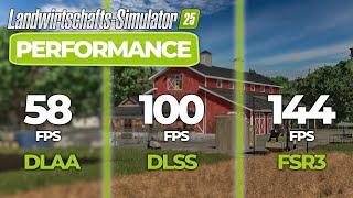 LS25 - So VERDOPPELT ihr eure FPS - DLAA, DLSS, FSR3 | FARMING SIMULATOR 25