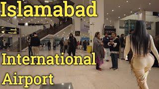 Islamabad International Airport walking tour 4k / 2023