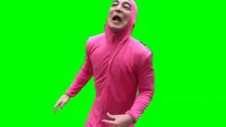 [GREEN SCREEN] Pink Guy Screaming