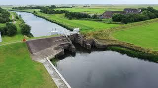 #Dänemark #Vidåslusen & #Højer Sluse by drone