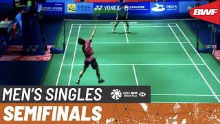 Korea Open 2023 | Kodai Naraoka (JPN) [1] vs. Loh Kean Yew (SGP) [4] | SF