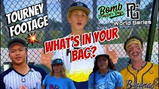 Whats in your BAG? | PG Game footage | Perfect Game World Series |