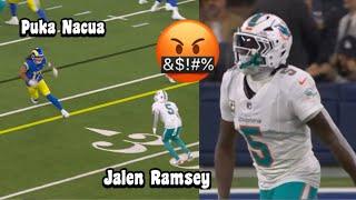 Puka Nacua & Cooper Kupp Vs Jalen Ramsey  (WR Vs CB) Rams Vs Dolphins