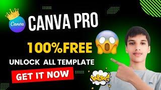 How To Unlock Canva Pro For Free | Step-by-Step Guide!#canva  #trending  #graphicdesign