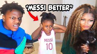 iShowSpeed Daughter Is a Messi Fan..