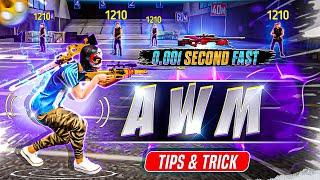 AWM Tips And Tricks Free Fire  || AWM Kaise Chalaye Free Fire  || Fast AWM Tips And Tricks || AWM