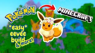 Eevee & Eeveelutions  Gotta build them ALL - in Minecraft! (Gen 1)