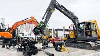 Steelwrist attachments demonstration at CONEXPO