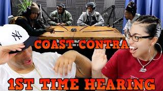 MY DAD REACTS TO COAST CONTRA - NEVER FREESTYLE REACTION | FIRST TIME HEARING