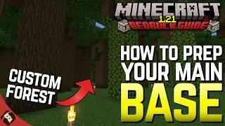 How To Prep Your MAIN BASE | Minecraft Bedrock Guide 1.21 EP 12