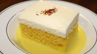 كيكة الزعفران بالحليب saffron cake with milk