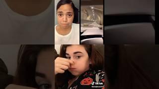 Holding her breath through the entire tunnel with puffed cheeks. #trending #viral #subscribe #funny
