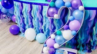 DIY: Large Mosaic Number with Balloons || Quick and Easy