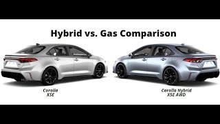 Corolla Hybrid vs Corolla Gas