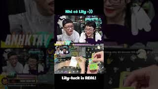 Lily Luck là có thật, mở pack Pokemon TCG. #shorts