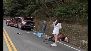 Severe crash on County Highway 148, Changhua County