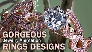 Gorgeous  Ring Designs You Must See - Jewelry Presentation - Visualization