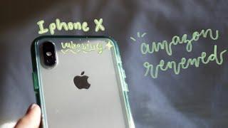 unboxing Iphone X - amazon renewed 2021