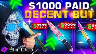 SKINCLUB $1000 CASE PAID DECENT BUT.. ?! (Skinclub Promo Code 2024)