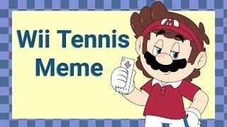 Wii Tennis Meme // Super Mario (Flipaclip)