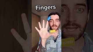 Do YOU know the names of all the fingers in English? 