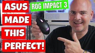 ASUS ROG Strix Impact III Hot Swappable Lightweight RGB Gaming Mouse