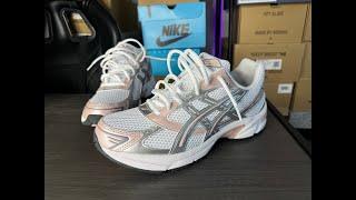 Asics Gel 1130 White Neutral Pink Shark On Feet Review