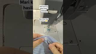 Jahit kancing pakai mesin #sewing #sewingtutorial #tutorialmenjahit #singer984