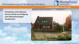 Norderney: Ferienhaus mit schönem Garten direkt am Aufgang zum - FeWo-direkt.de Video