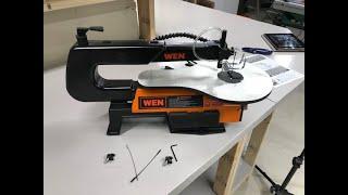 Wen 16” Variable Speed Scroll Saw / Unboxing And Review, Awesome!