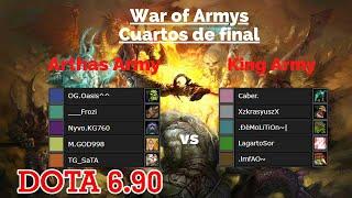 Arthas Army 1 vs King Army 1(Serenity) || Quarter finals || WAR OF ARMYS || DOTA RGC