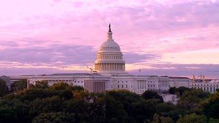 Beautiful Timelapse of Sunrise Over the US Capitol
