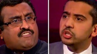 Ram Madhav (RSS Spokesperson) "Your ISIS" with Mehdi Hasan on issue of Kashmir @Aljazeera