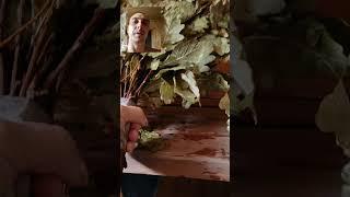 какая должна быть ручка у банного веника.