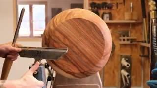 Wood Turning a Bowl with Ginger Wood