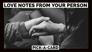 Love Notes From Your Person **message cards + initials**️Pick-A-Card Love Reading️