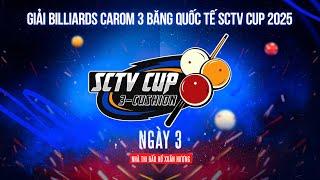  TRỰC TIẾP: Minh Cẩm - Chí Hùng | GIẢI BILLIARDS CAROM 3 BĂNG QUỐC TẾ - SCTV CUP 2025