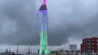 Portsmouth City Local Tour in Summer Rain 2023 | Spinnaker Tower | Range Rover | UK