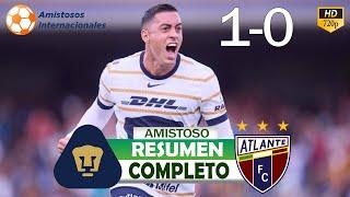 Pumas Unam vs Atlante 1-0 Resumen Completo - Amistoso 2025