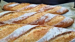 I don't buy bread anymore! The new perfect recipe for baguettes