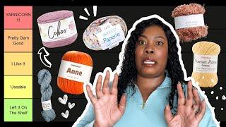 I Tried Crocheting with $1000 of COTTON YARN | Yarn Snob Reviews - Tier Ranking